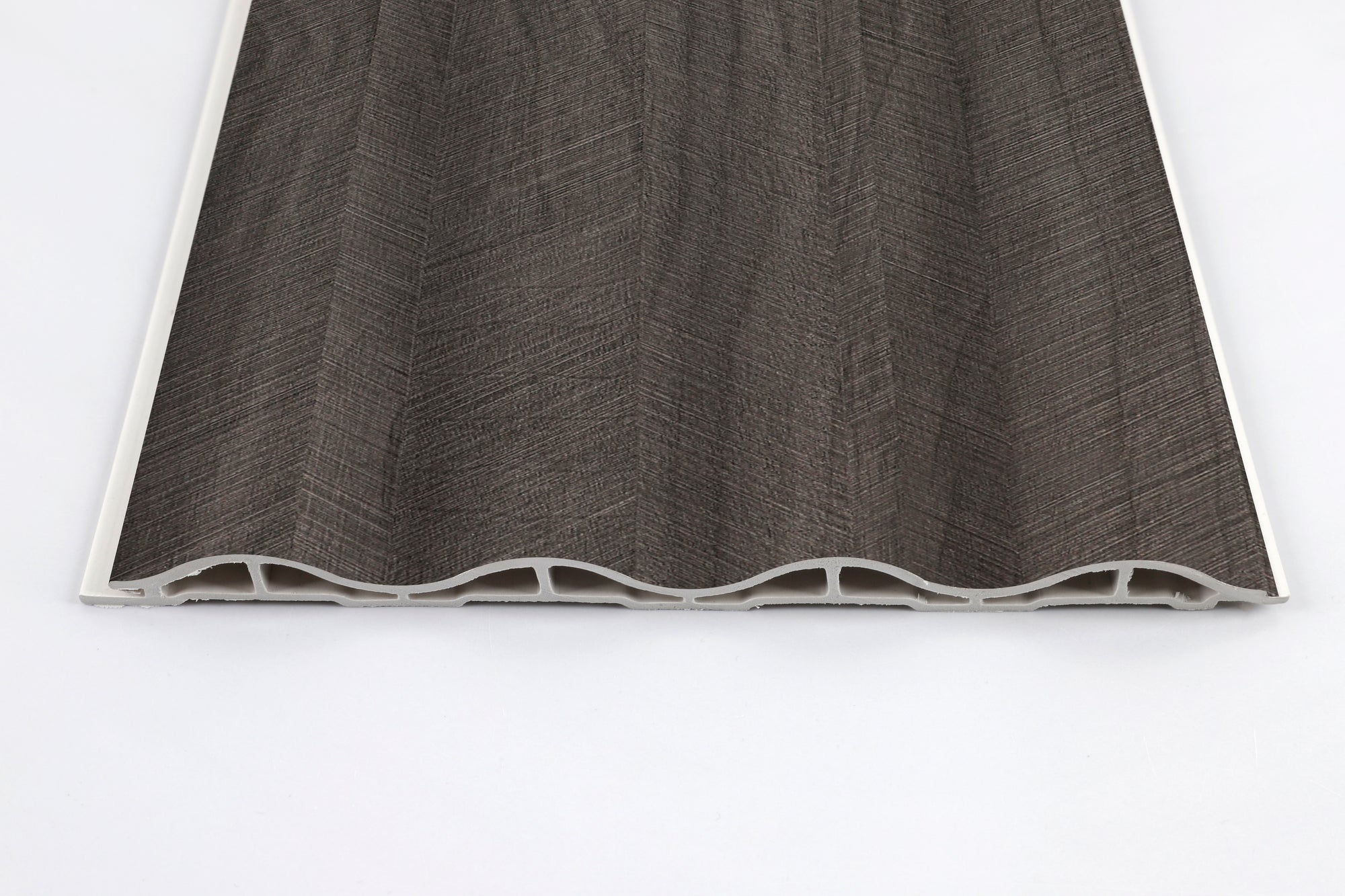 Linea Ombra charcoal architectural wall panels